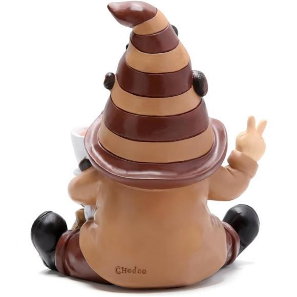 Themed Gnome 6-Inch High Miniature Statue for Coffee Bars, Decor for All Seasons - Picture 7 of 8